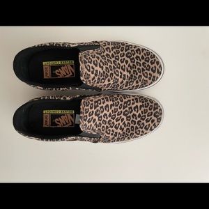 Vans Comfy Cush Leopard Print Slip On 9.5